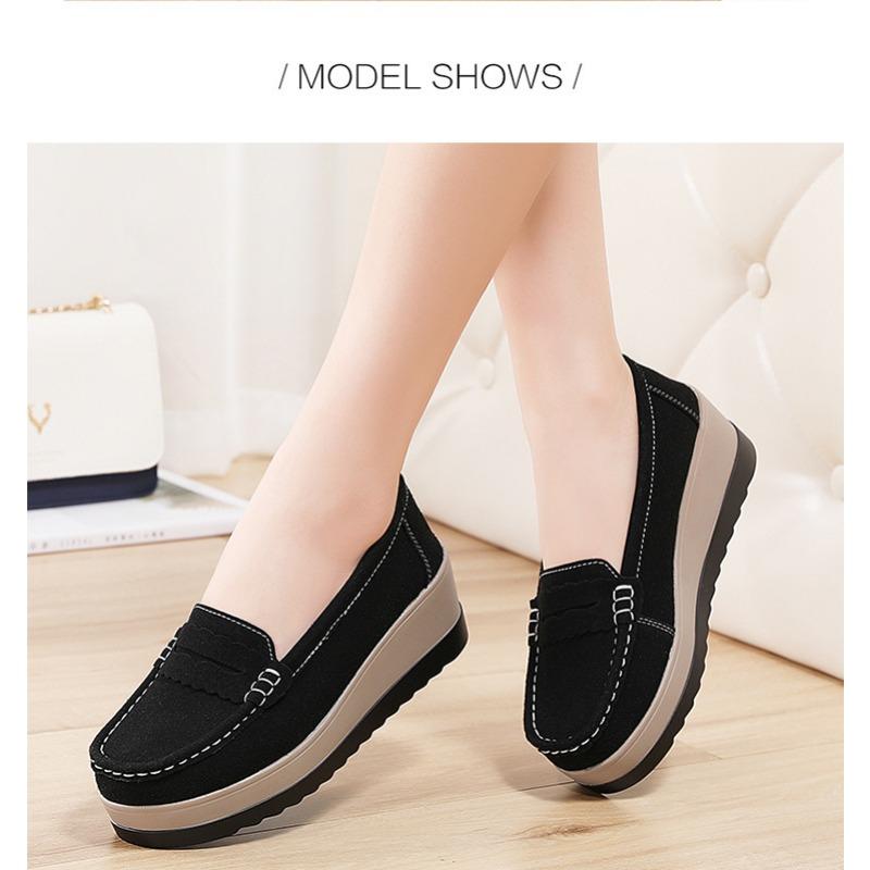 Plus-size New Thick-soled Casual Shoes, Sponge Shoes for Women