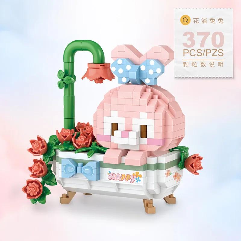 Building Blocks Panda Creative Assembly Decoration Dessert Electrical Mini Particles, Educational Boys and Girls Kids Toys