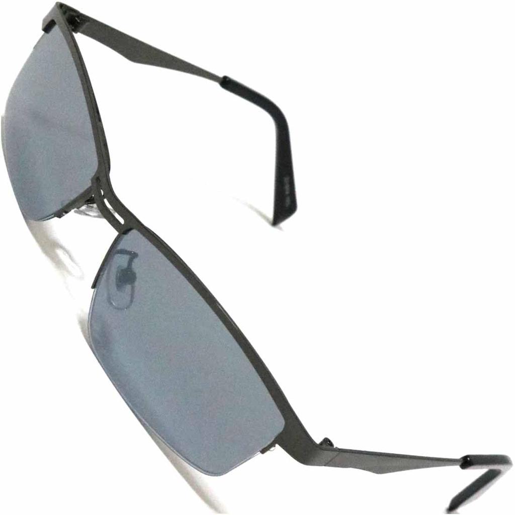 Bercute Gunmetal x Smoke Fashionable Fashion Eyewear for Men and Perfect for and Mountain UV Colored and Sunglasses, Eyewear, Women, Round, Square,