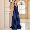 New Style Plus-Size Deep V-Neck Dress, Sexy Long Dress, Sexy Backless Slim-Fit Mermaid Bridesmaid Banquet Evening Gown