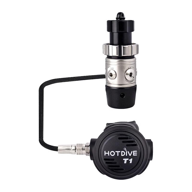 

HOTDIVE S1T1 Scuba Diving Regulator Set with Single Gauge (DIN)