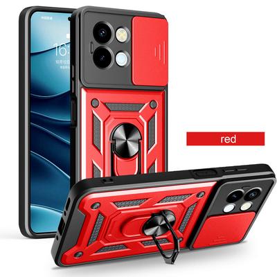 Etui ochronne na aparat do VIVO Y38 Y19S Y28 T3X Y200 Y100 Y36 Y35 Y16 Y55 Y76 Y51 Y31 Y21 Y33S Y20 Hybrydowe etui z metalowym pierścieniem