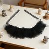 Victorian Lace Ruffled Collar for Women Stage Performances Detachable Collar Neck Ruff For Halloween Party Dressingup