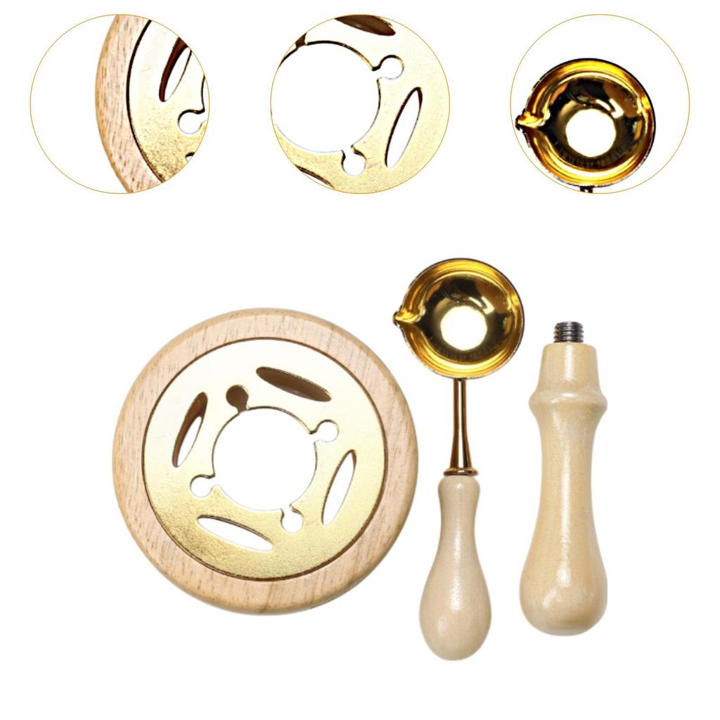Wax Seal Kit Portable Wax Furnace Tools for Invitations Party Crafting