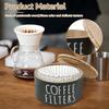 Wooden Coffee Filter Paper Storage Jar Hold 50pcs Filters Paper Coffee Pods Storage Container Kitchen Coffee Bar Organizer