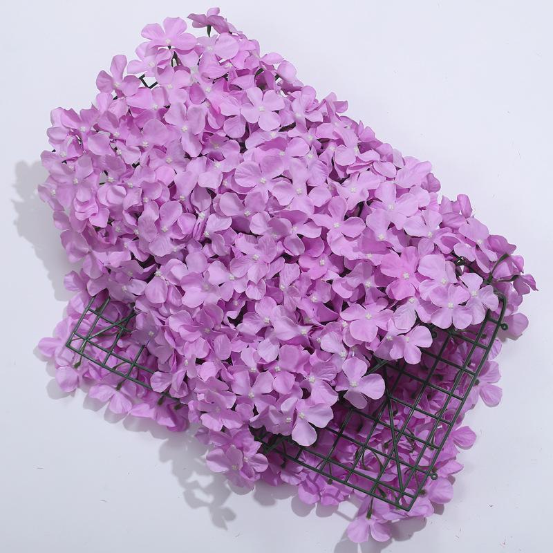 Simulated Wedding Flowers Row Wedding Road Lead Artificial Hydrangea Simulated Plant Wall False Flower Background Wall Landscape Decoration