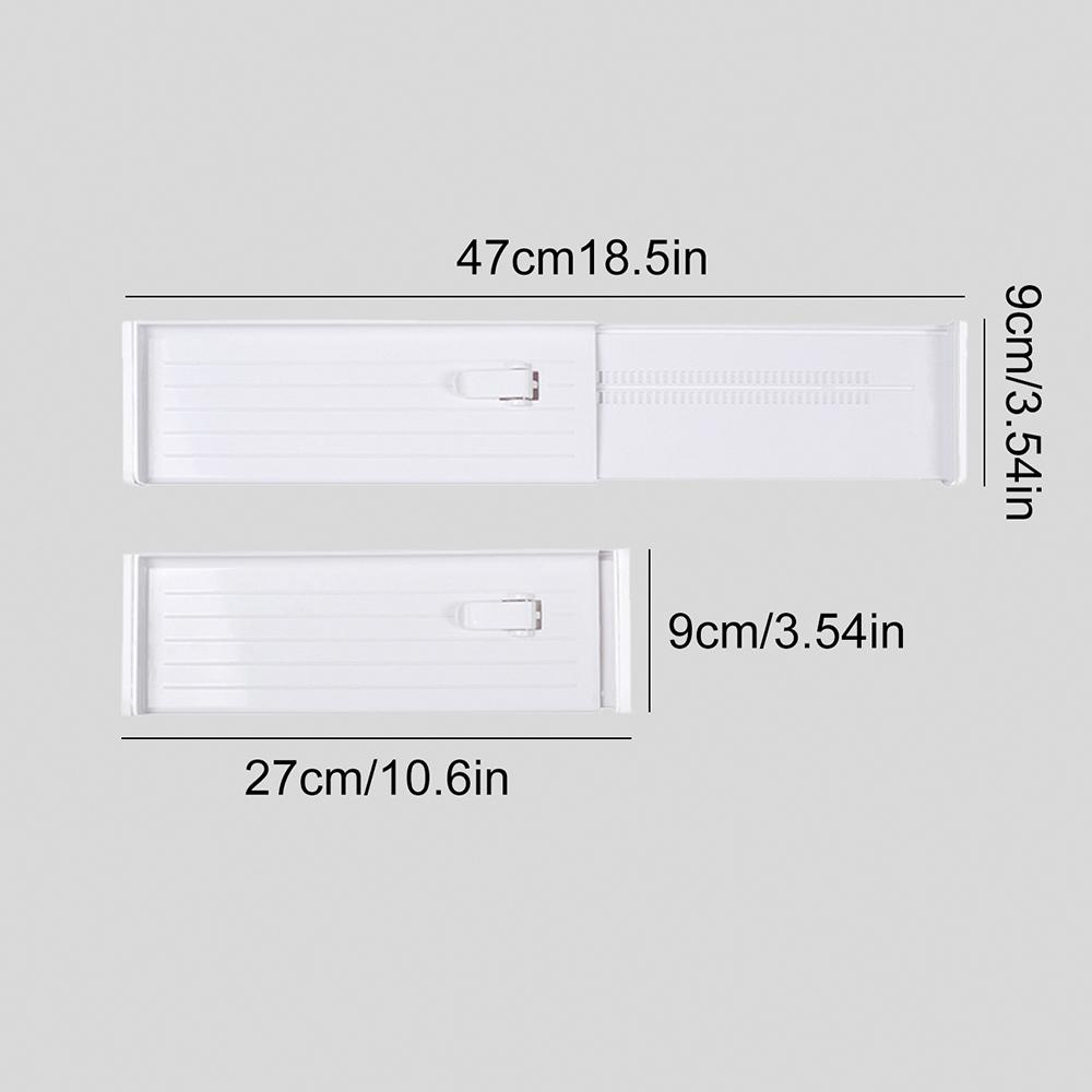 Drawer telescopic partition board, adjustable and thickened multifunctional household cabinet wardrobe partition board holder