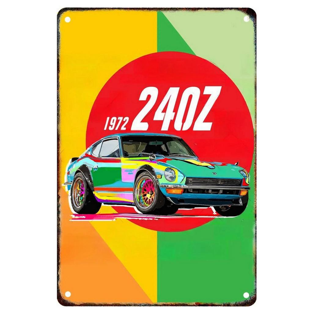 Vintage Metal Tin Signs Classic Car Wall Posters Plate Wall Decor for Home Garden Bars Man Cave Cafe Clubs Retro Posters Plaque