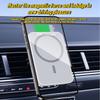 200W Car Magnetic Wireless Charger Air Vent Phone Holder Stand for Magsafe IPhone 16 15 14 13 12 Pro Max XS 11 Fast Charging Pad