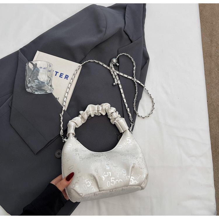 Women's bag 2025 new shoulder messenger dumpling bag Internet celebrity Korean version handbag foreign style high sense messenger bag