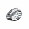 Zinc Alloy Shell Balm Container Shell Embossed Texture Sliding Lid Design Solid Perfume Case Fragrance Storage Box