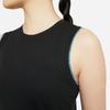 Nike Yoga Crochet-Edge Sleeveless Sports Tank Top Women Tops Black DA1047-010