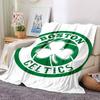 1pc Blanket - Boston Celtics logo  Print Design,Lightweight Blanket for Sofa,Bed- Soft &Warm,Gift for All Seasons