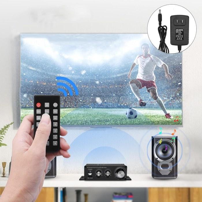 [Power Amp] Bluetooth Amplifier 100W with USB Playback & Remote Control