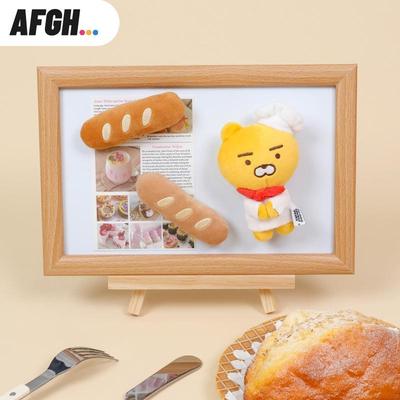 Kakao Friends Ryan Lion Baking Series Plush Fridge Magnet - Cute Cartoon Design