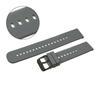 Silicone Strap Pacific 18 Mm U27 Grey Black Buckle