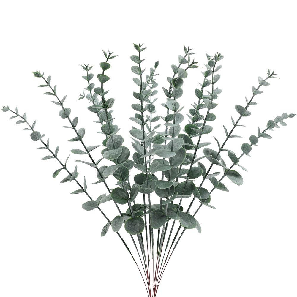 38cm Artificial Eucalyptus Leaves for Flower Arrangement and Home Decoration.