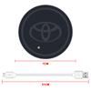 LED Car Cup Coasters 7 Colors Atmosphere Light Bottle Cup Holder Pad For Toyota Rav4 Corolla Camry Mirai Aqua Cross TRD GR Sport