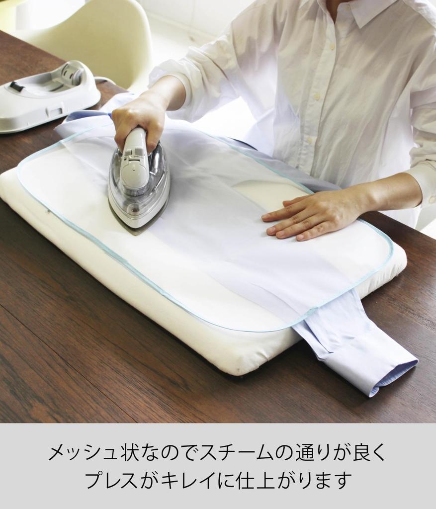 Yamazaki Mesh Ironing Cloth 60×36cm Anti-Glare Ironing Accessory 4603