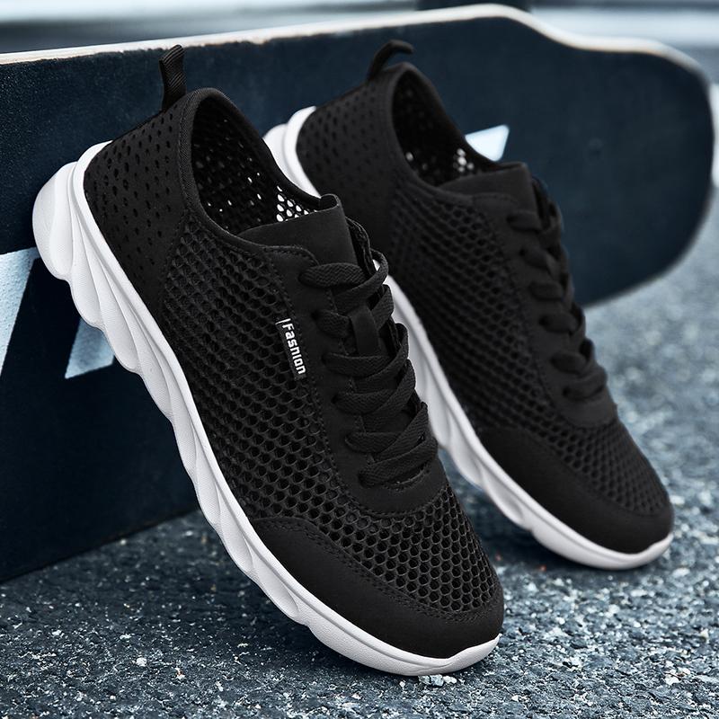 Summer sports and leisure sandals large size breathable mesh shoes summer hollow mesh thin 38 standard athletic fit