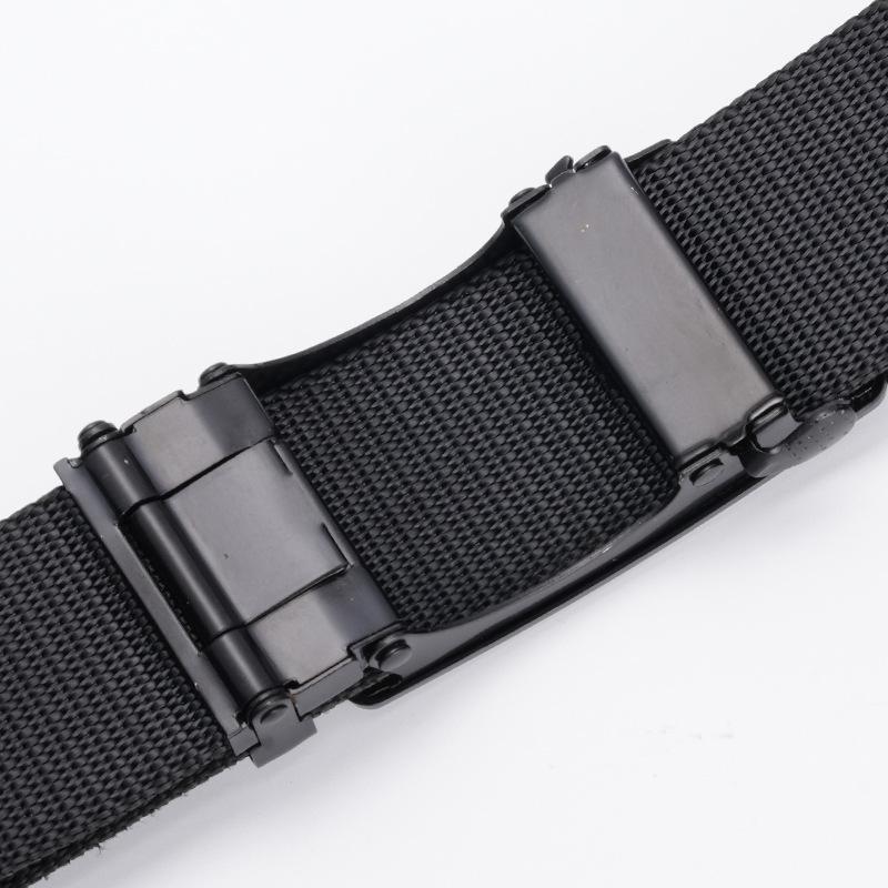 Nylon Canvas Automatic Buckle Men's Belt Casual Business Versatile Belt