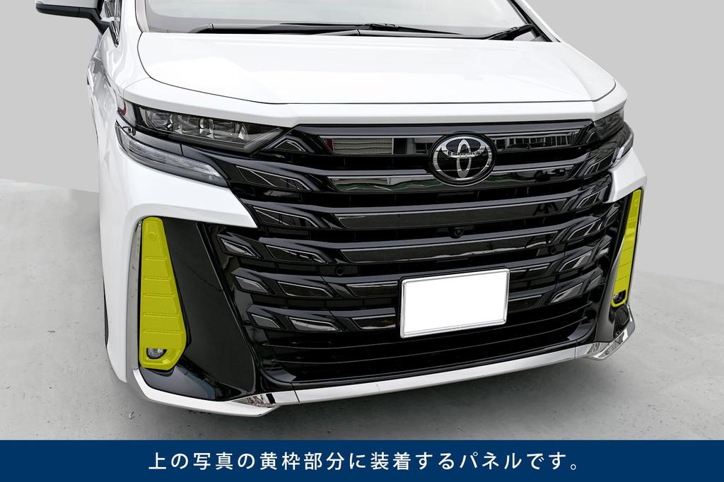 SecondStage Digital Carbon Fiber Fog Lamp Garnish for Toyota Vellfire 40 Series (T788DCB)