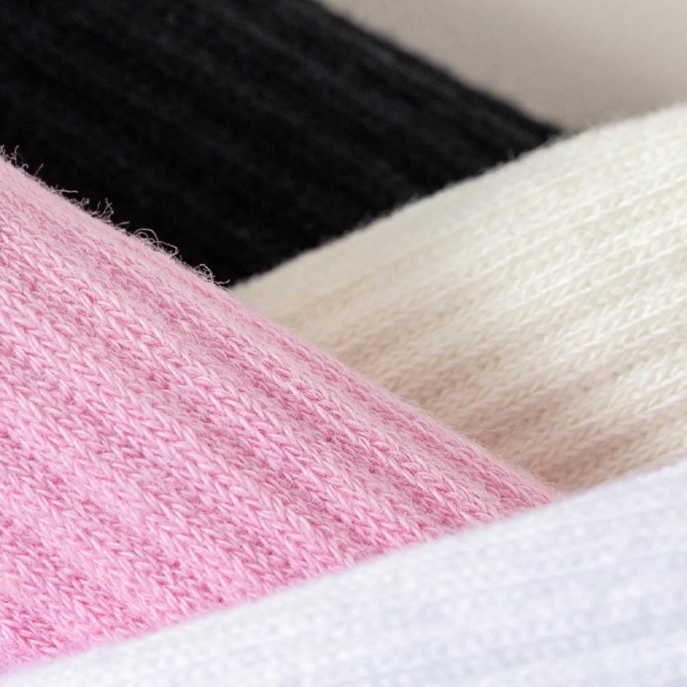 1Pair Non-Slip Yoga Socks Bow Embroidery Cuffed Mid Tube Socks Professional Pilates Socks for Women