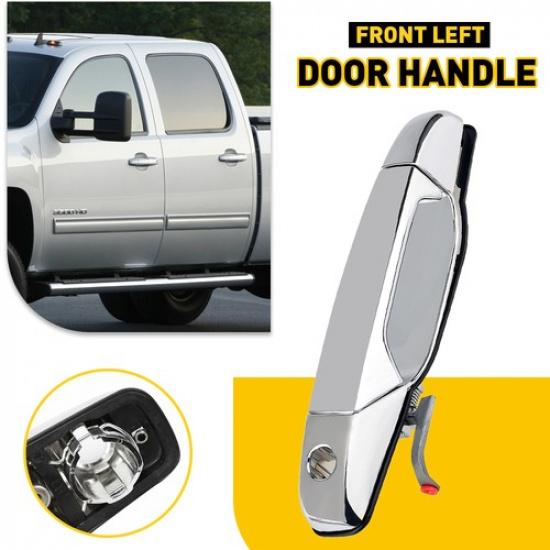 

New Driver Front Fit Side Door Handle Exterior Silverado 07-14 Sierra 25960525