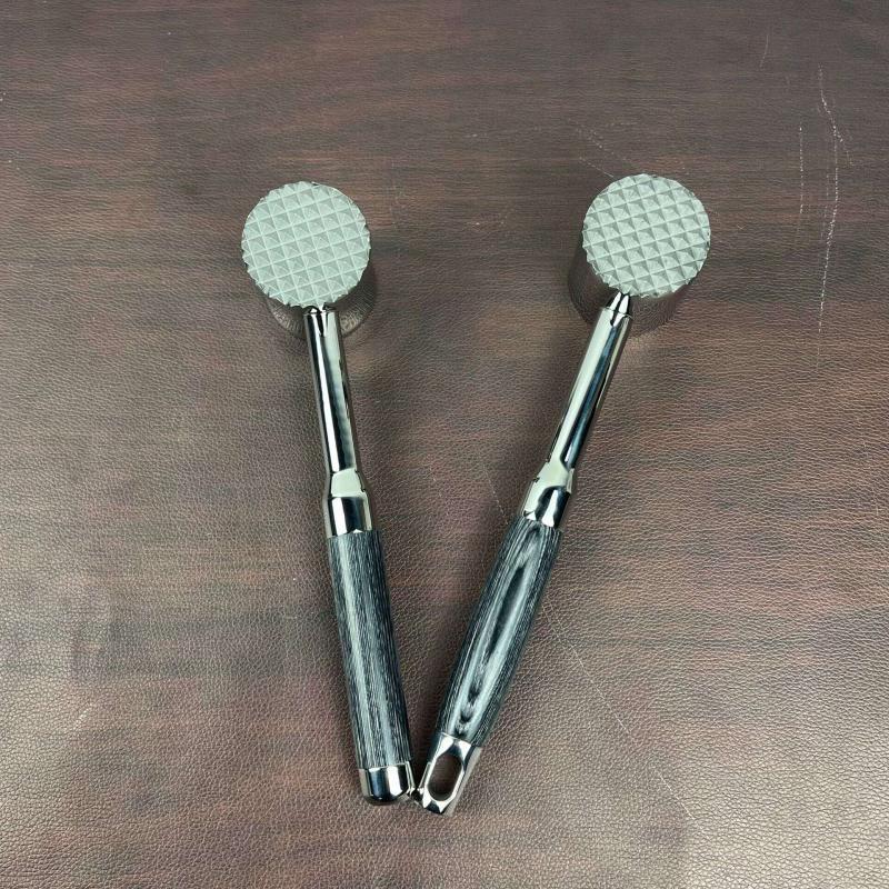 ZISIZ 304 Stainless Steel Double-Sided Meat Tenderizer Hammer