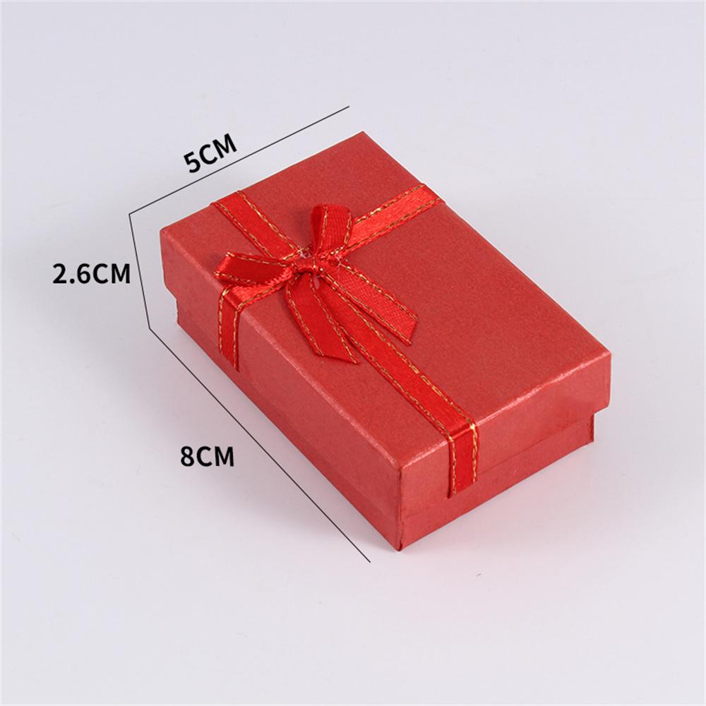 Jewelry Box For Engagement Ring Earrings Necklace Bracelet Bowknot Box Earrings Bracelets Boxes Shape Gift Packing Party Supply