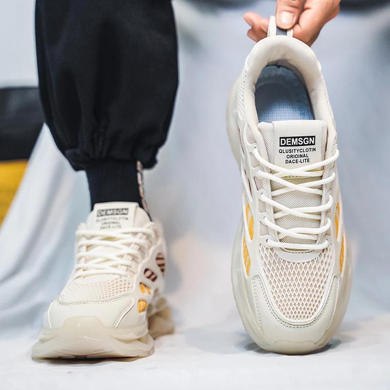 Herresko Sneakers Mandlig tenis Luksussko Herre afslappet Træner Løb Åndbar mode loafers løbesko til mænd