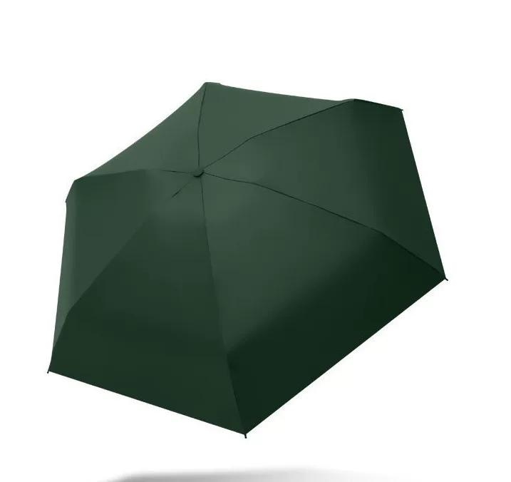Ultra-Light 50% off Folding Sunshade Umbrella, Promotional Pocket Umbrella, Creative Black-Coated Sun Umbrella, Compact Gift