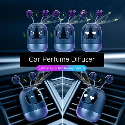 Odświeżacz powietrza do samochodu Auto kreatywny Mini Robot klips do otworu wentylacyjnego aromat zapachowy wylot wentylacyjny aromaterapia wnętrze samochodu