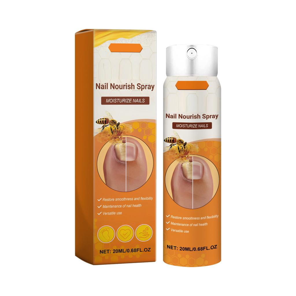 Nail Care Spray: Daily Gentle Nourishment, Improving The Cleaning Of The Nail Stratum Corneum, And Assisting In Nail Care 20ml