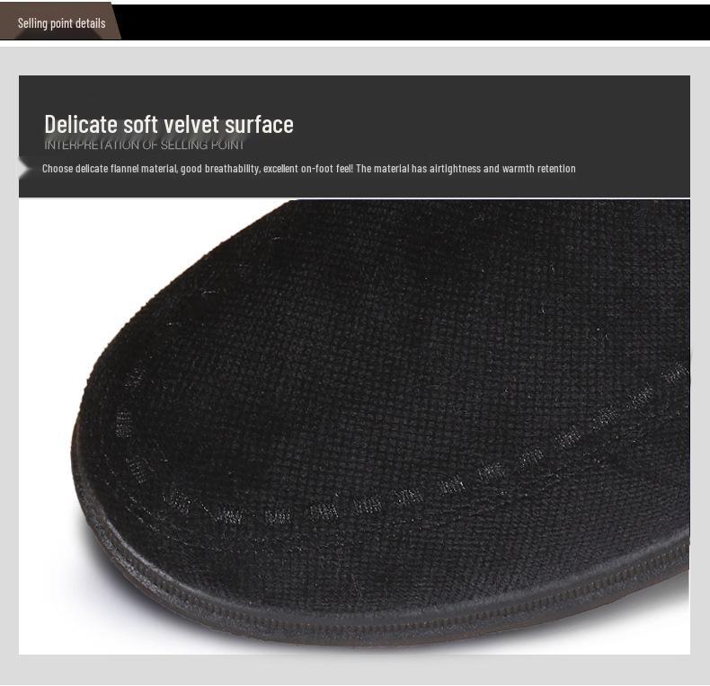 Men's Winter High-Top Thickened Cotton Boots - Warm Old Beijing Style