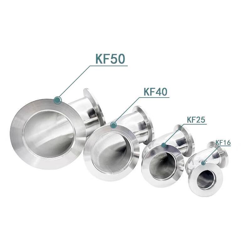 304 Stainless Steel KF16 Vacuum Elbow