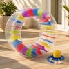 Inflatable Cylinder with Internal Strips Safe Rolling Land