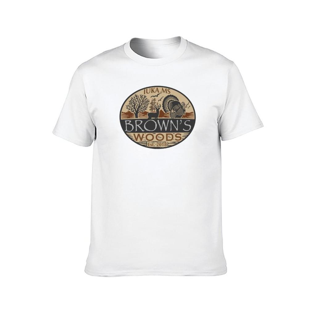 Browns Woods IUKA Mississippi TShirt t shirts with prints man t shirts for men casual TShirt