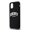 Dkny Dkhmn61Snyach Iphone 11 / Xr 6.1Czarny/Black Hardcase Liquid Silicone White Printed Logo Magsafe
