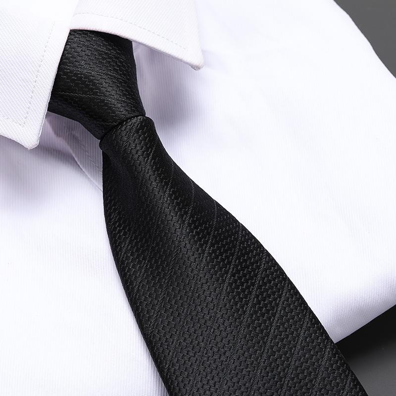 No Black Zipper Men'S Professional Dress Tie Business Casual Wedding Groom Korean Version Of A Pull Tie