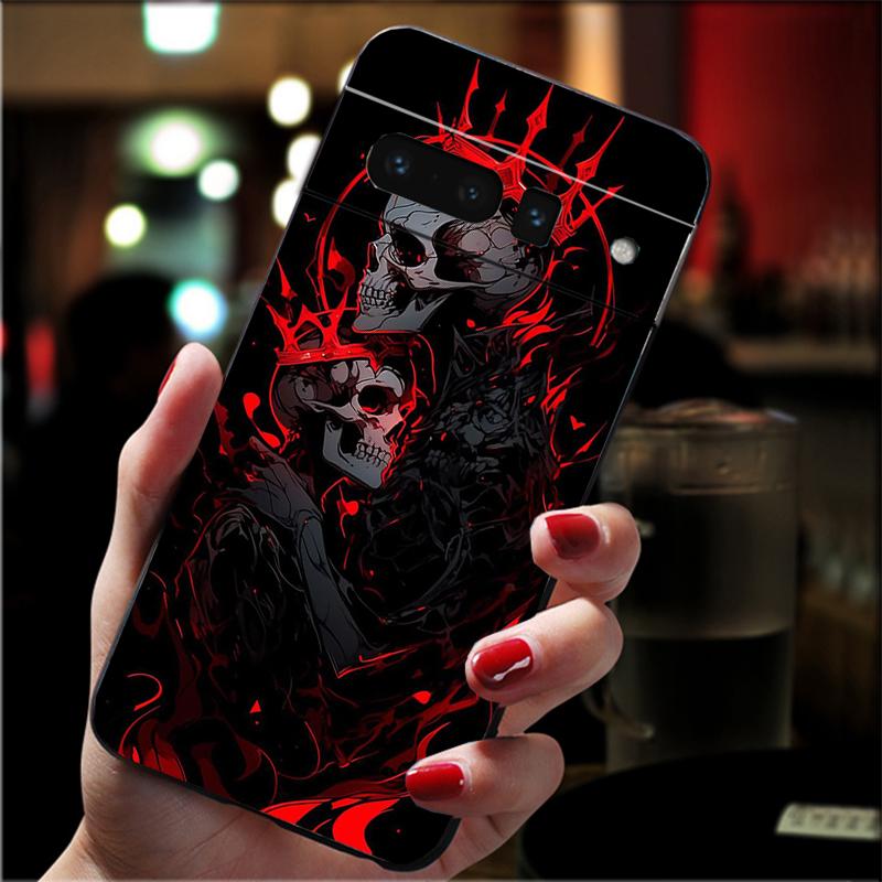 Handyhülle Für Google Pixel 10 9 Pro XL 9A 8 7 6 Pro Pixel 8A 7A 6A Pixel 8 7 6 5 Skelett Kunst Hülle
