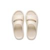 Li Ning Soft Clap Slip Resistant Abrasion Resistant Slide Slippers Unisex Beige AGAU005-3
