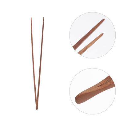 Handmade Bamboo Tea Holder Buffet BBQ Tool Ceremony Clip Serving Tong Kitchen Accessory Cookies
