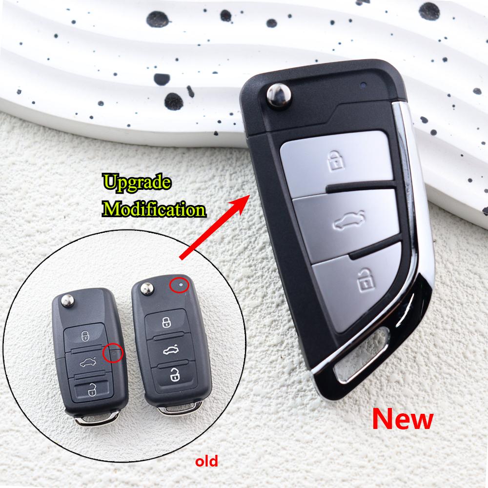 YCGG5 Car Key Housing Fob Case Shell for Volkswagen/VW /Jetta/Polo/Scirocco/Tiguan/Touran/Skoda/Seat/Beetle/Caddy/Passat/Golf/Sagitar
