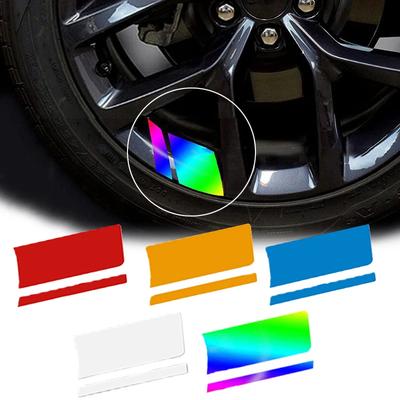 20 ks Reflexní samolepka na ráfek kola auta Vinylová nálepka Výstražný pruh Dekorace náboje závodního kola Samolepka na auto Vnější příslušenství