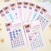 Colorful Butterfly Shell Face Decoration Diamond Sticker Nail Drill Gemstone Stickers Stage Eye Drill Stickers Pearl Sticke