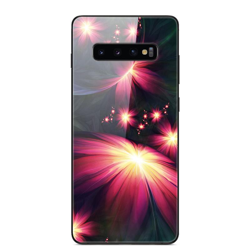 For Samsung S10 Plus Case Tempered Glass Hard Phone Back Cover Coque For Samsung Galaxy S10E S 10 5G S10plus Bumper Cases Capa
