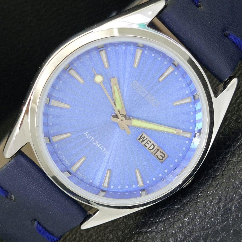 

ВИНТАЖНЫЕ ВОССТАНОВЛЕННЫЕ МУЖСКИЕ ЧАСЫ SEIKO AUTOMATIC 6309A ЯПОНИЯ С СИНИМ ЦИФЕРБЛАТОМ a701725-5 R206c-a701725
