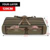Outdoor 3/4 Layer Fishing Rod Bag 80-130CM Waterproof Fishing Tackle Bags Carp/Sea Fishing Pole Storage Reel Lure Tool Case