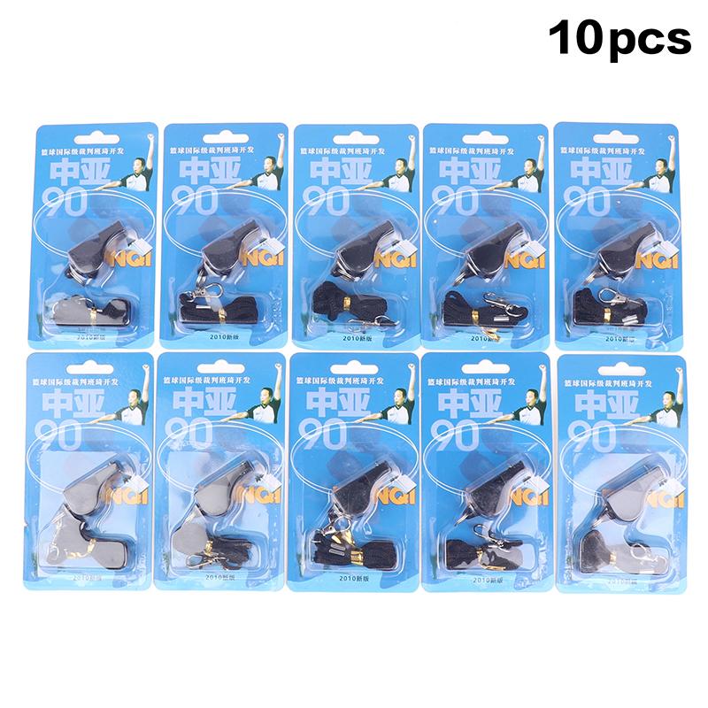 2/3/5/10Pcs Whistle Kit With Professional Lanyard Mouthguard For Basketball Soccer Volleyball Futsal And Handball Referees